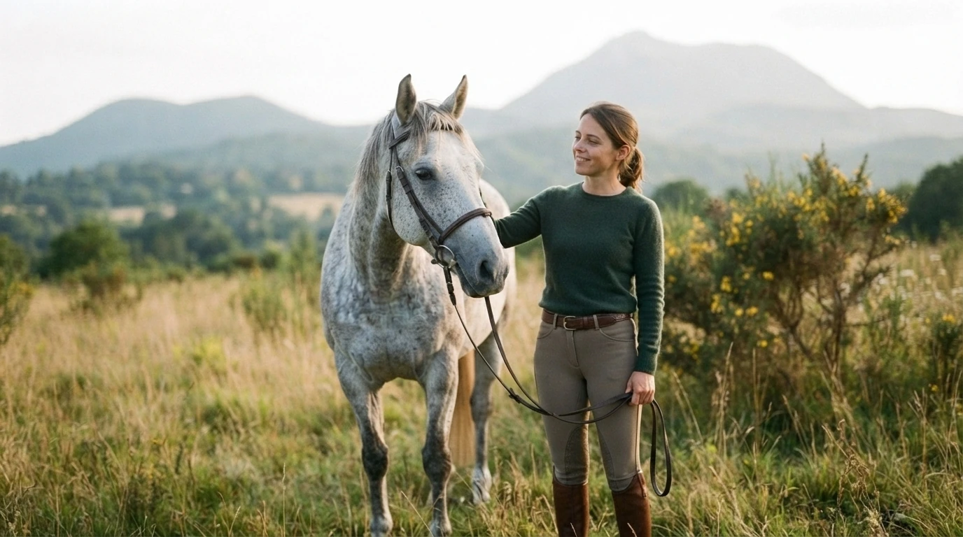 Cours d'équitation à Gannat, Allier