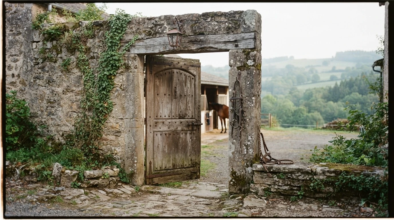 Entrée du Les Ecuries des Chillins, centre équestre à Gannat